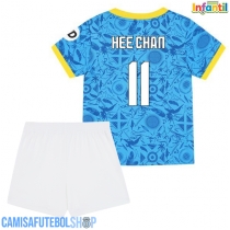 Camisa de time de futebol Wolves Hee-chan Hwang #11 Replicas 3º Equipamento Infantil 2025-26 Manga Curta (+ Calças curtas)